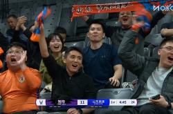 山东男篮全队发挥出色，成功击败对手