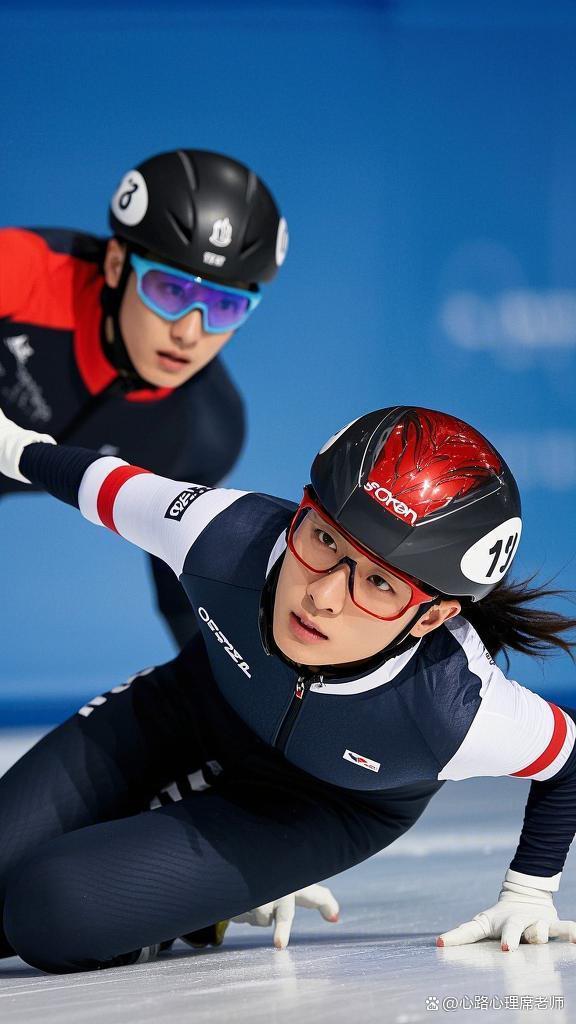 惊险战役：加拿大和韩国短道速滑选手激战